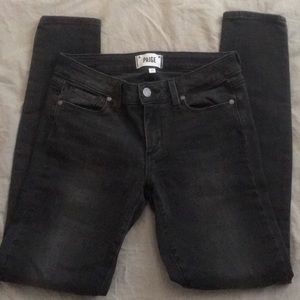 Paige Verdugo Ultra Skinny Jeans in charcoal grey!